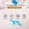 Waterproof  Fitted Sheet Style Breathable Mattress Cover with Deep Pocket Noiseless Bed Cover for Kids Adults Pets, Machine Washable