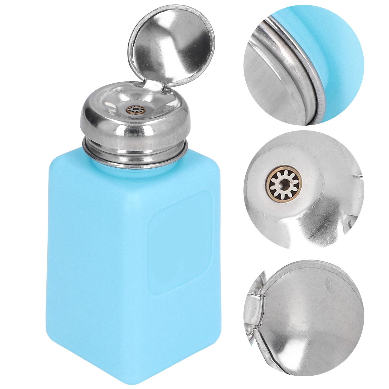 200ML Press Type Solvent Dispenser ESD Safe Anti Static Bottle with Stainless Steel Lid