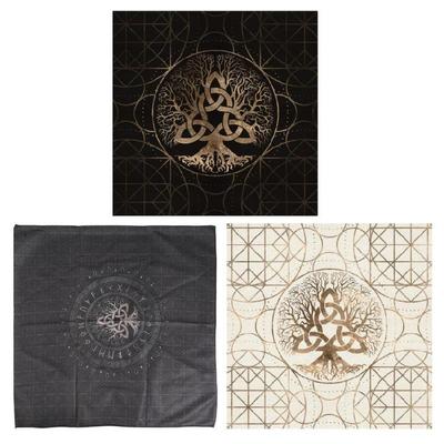 Square Flannelette Tarots Altar Cloth Board Game Pad Astrological Table Cover
