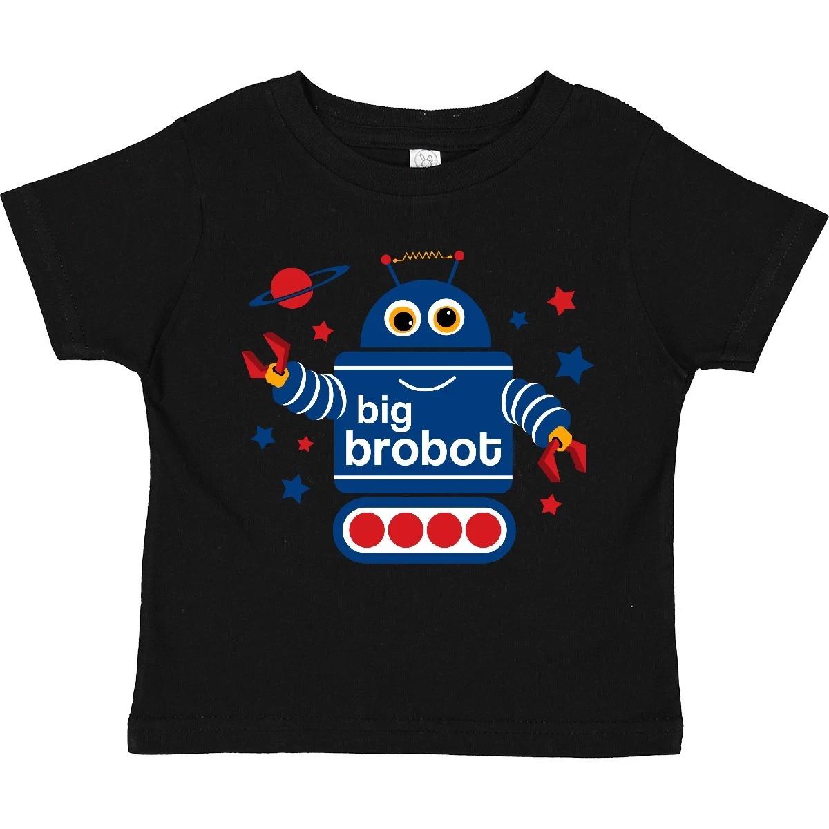 Inktastic Robot Brother Toddler T-Shirt Big Brobot Science Fiction Space Toy Kid 140