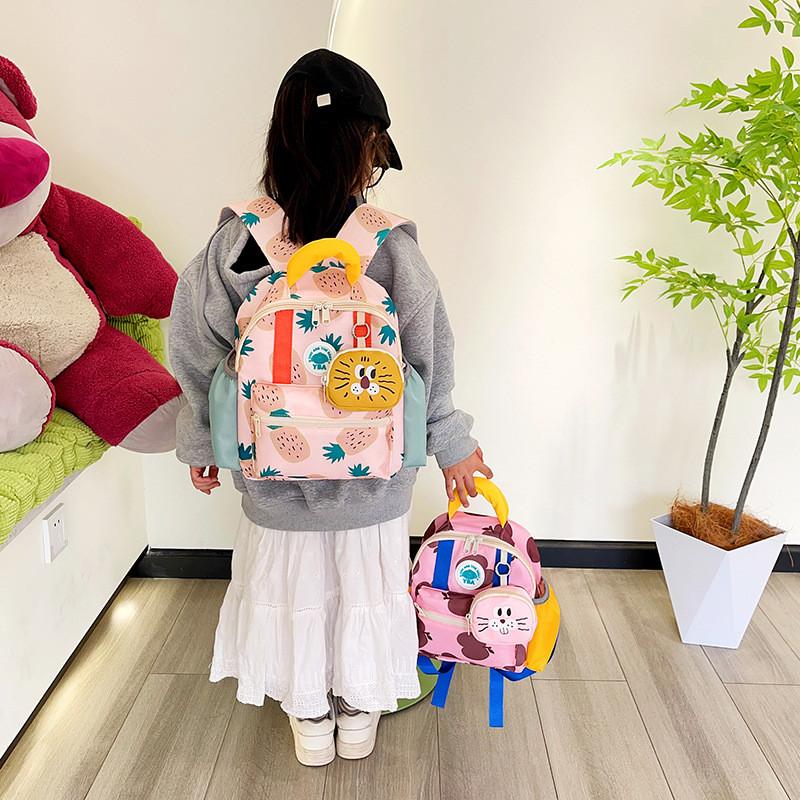 Fun And Trendy Childrens School Backpack With Breathable Design Available In Multiple Sizes And Fruit Colors Inspired