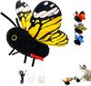 Anziehungskraft Schmetterling flattern Insekt Katze Selbst-Hi Anti-Langeweile-Spielzeug Simulation Schmetterling Automatischer Katzenstab verbraucht körperliche Kraft Monarch