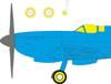 eduard Supermarine Spitfire Paint Masking Stickers Plastic Model Kits EDUEX1159 1/48 Mk.IXe (for Airfix) (Airplane)