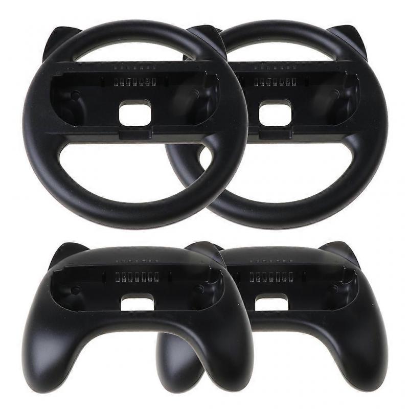 Game Console Steering Wheel 4Pc Game Handle Left And Right Steering Wheel for N