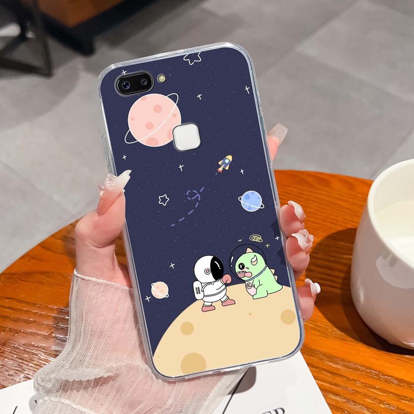 For Vivo X20 Plus X30 X60 X70 X80 Pro X50 Lite Phone Case Cute Panda Pattern Transparent Silicone Dustproof Protective Soft Back Cover For Vivo Casing