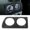 52mm Car Dashboard Dual Gauge Cover Carbon Fiber Style Replacement for Vauxhall Astra H VXR MK5 RHD