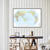 The World Map In English -political Distribution Map,Learning Teaching Supplies,Wall Decor,Travel Supplies