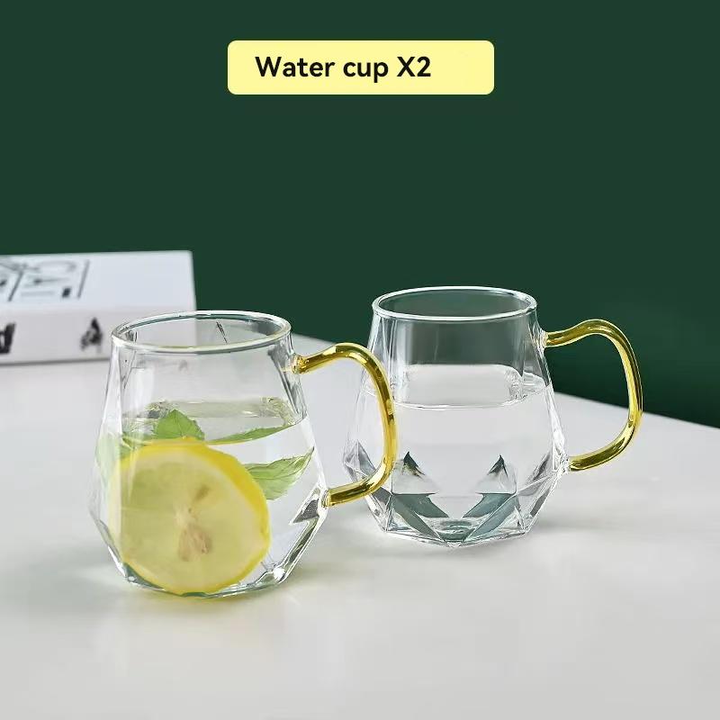 Transparent Heat-resistant Glass Teapot Large Capacity Flower Tea Cold Water Kettle Home, Hotel, Kitchen and Daily Necessities