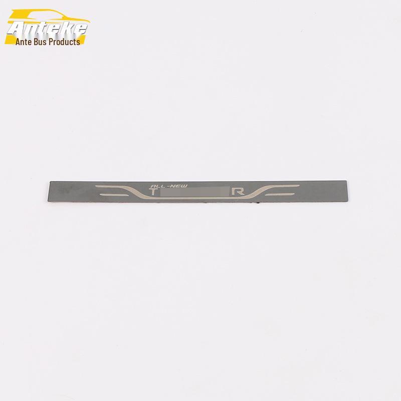 Trax Rear Guard Plate: Anti-Scratch Collision Sticker for Trunk Protection, Fits 19 Models