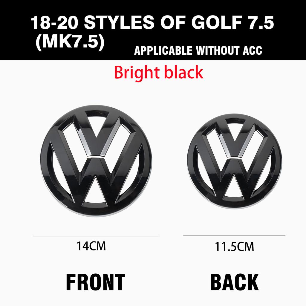 Für VW Zerstörungsfreie Auto Frontkühlergrill Abzeichen Aufkleber Heckklappe Abzeichen Aufkleber Für Volkswagen Golf 7.5 VW MK7.5 2018 201