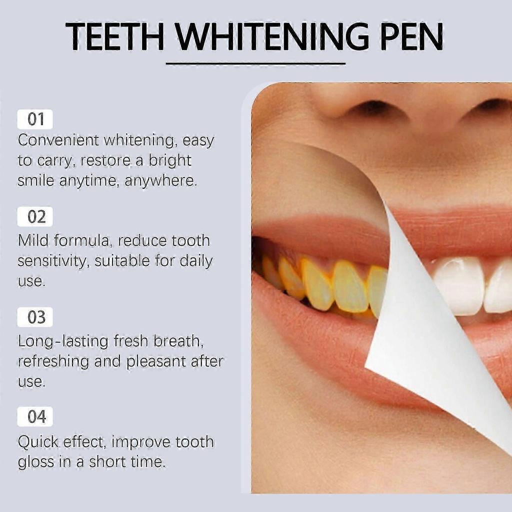 Pack of 2 Teeth Whitening Pen, Teeth Whitening Pen, Teeth Whitening Pen, Effective Stains, Quick Whitening Teeth, White Teeth At Home New