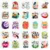 50 Bible Stickers Creative Positive Energy Text Short Sentences Inspirational English Sentences Waterproof Pocket Book Stickers
