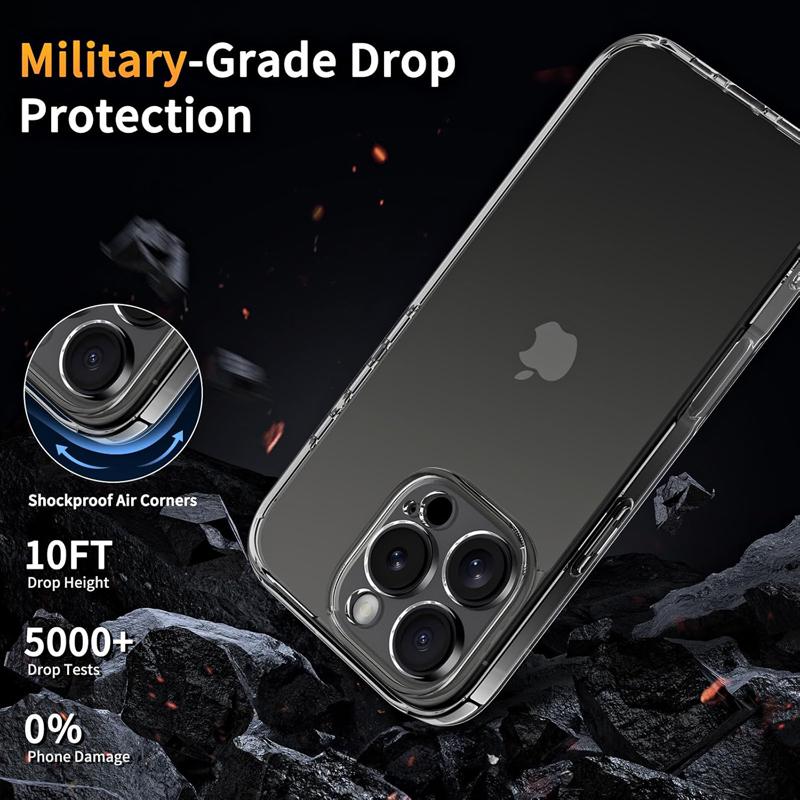 Ultra Thin Clear Case for iPhone 16E 16 17 15 14 13 12 Mini 11 Pro Max Luxury Silicone Soft Case iPhone 16 15 14 Plus Back Cover