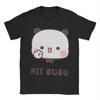 Mens His Bubu Unisex Happy Face with Heart T Shirts  Pure Cotton Clothing Casual Short Sleeve Crewneck Tee Shirt Party TShirt