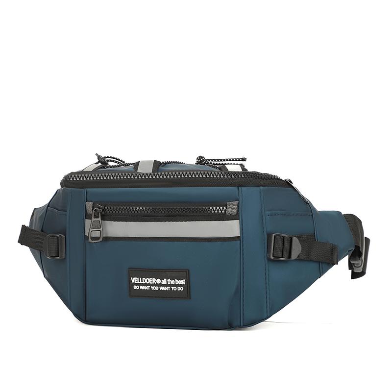 

Японская светоотражающая сумка на грудь в стиле Харадзюку для женщин и мужчин, поясная сумка, студенческие сумки через плечо, кошельки и дамские сумочки синий