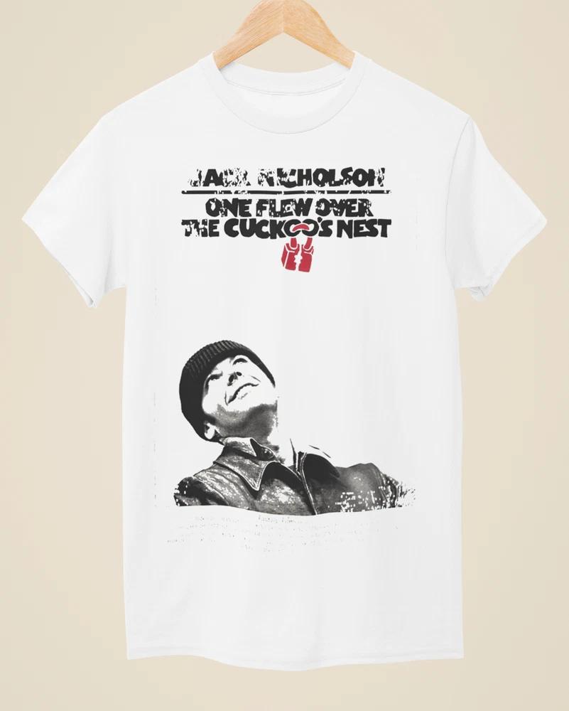 One Flew Over The Cuckoos Nest Movie Poster Inspired Unisex White TShirt S