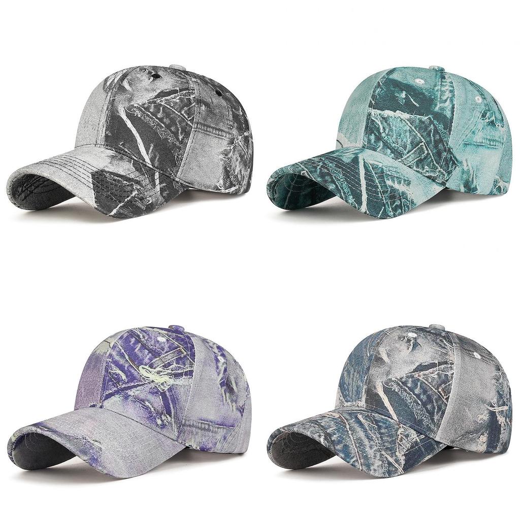 Retro Denim Baseball Cap For Men Women Sun Protection Casual Spring Summer