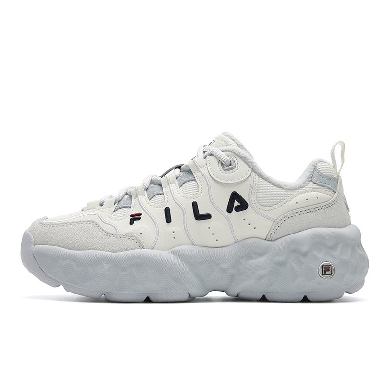 FILA MUFFIN Амортизирующие Износостойкие Легкие Тепловые Низкие Повседневные Кроссовки Женские Микро Белый F12W541123FWL 39