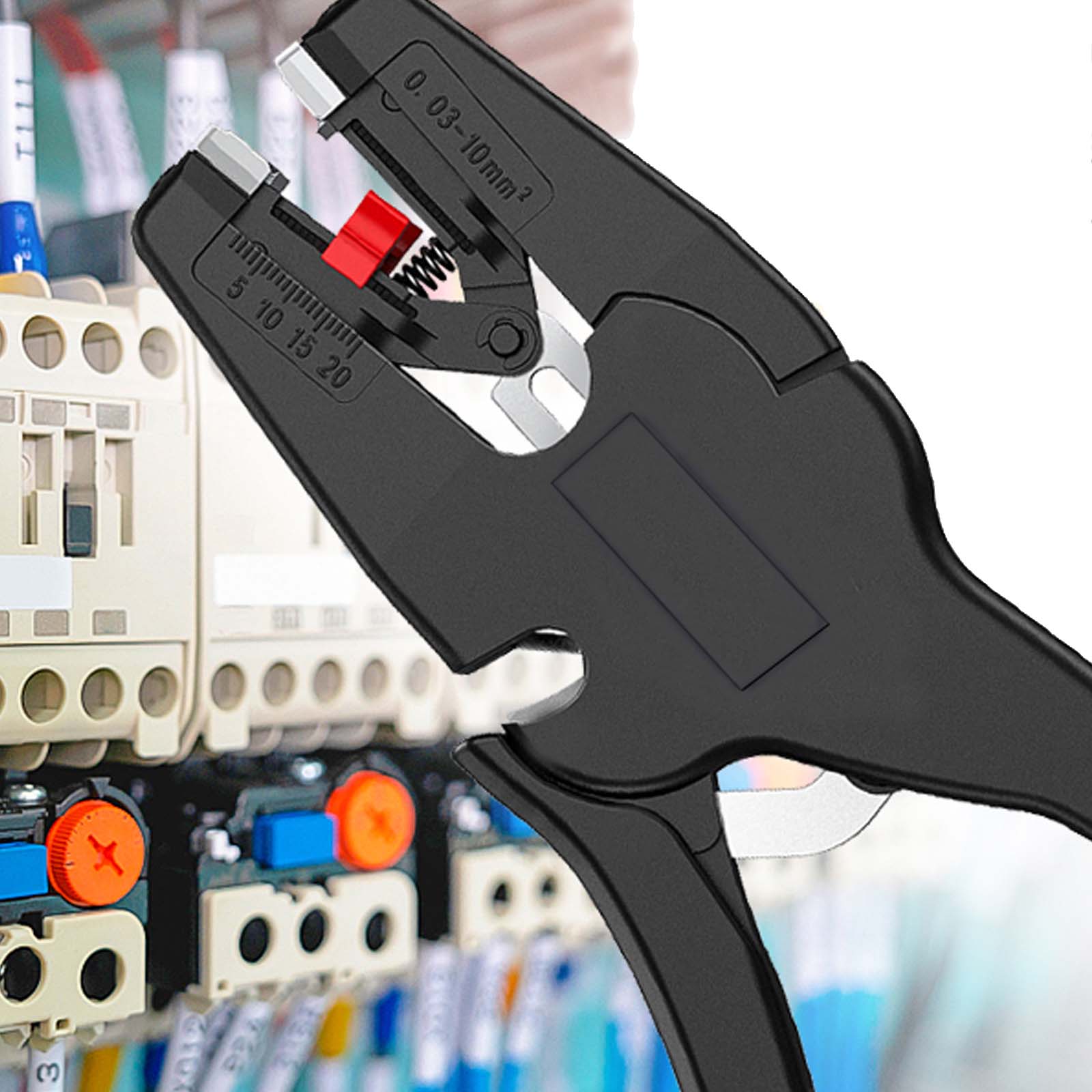 

2-in-1 Automatic Wire Stripper and Cutter, Multifunctional Self-Adjusting Electrician Cable Stripping Cutting Pliers China Mainland