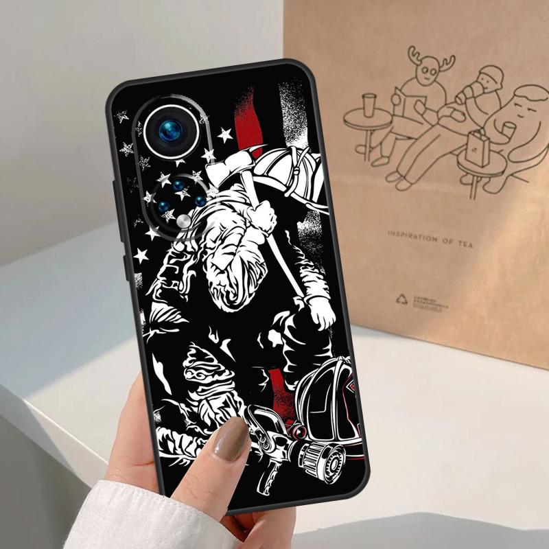 Firefighter Heroes Fireman For Honor Magic 8 Pro 5 6 7 Lite Case For Honor Win RT 200 400 50 70 90 X8b X9a X9b X9c X9d