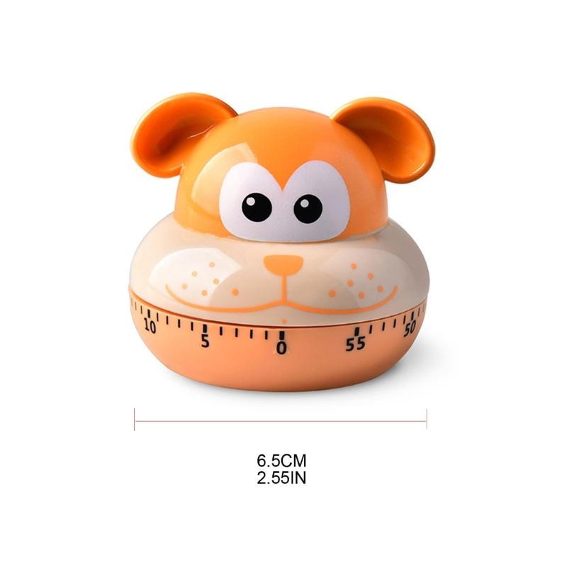 Tierform-Erinnerer Lautklingender Mechanischer Timer Neujahrsgeschenk Kind Küche Niedlicher Party-Timer zum Kochen Lesen Sport