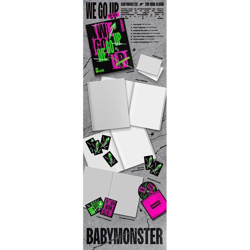 [Pre-ordine] BABYMONSTER 2° MINI ALBUM [WE GO UP] (+Vantaggio online)
