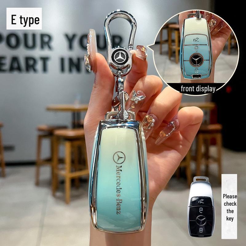 

Чохол для ключа Mercedes-Benz 2024 C260L/E300L/GLC300L/C200L Автомобільний корпус для чоловіків