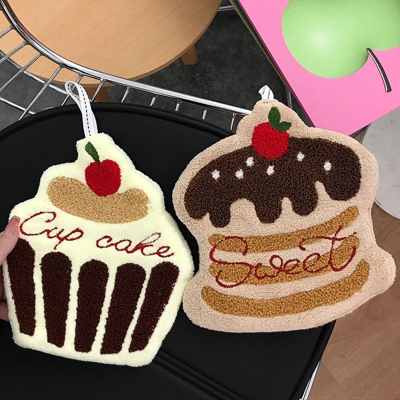 Hand Towels Bathroom Microfiber Towel Baby Wipes Extra Thick Coral Velvet Handkerchief Children'S Cartoon Absorbent Towel