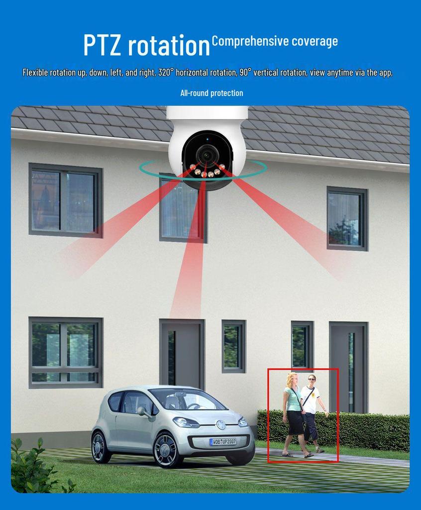 Asia-Pacific Dual-Lens 4G PTZ Solar Camera, 10x Zoom, Low Power Consumption