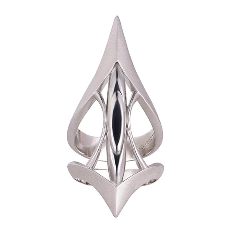 Gothic Punk Design High-End Ring, Retro Adjustable Opening Ring For Both Men And Women