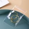 10Pcs Jewelry Storage Bag Self Seal Multi-purpose PVC Visible Antitarnish Jewelry Rings Earrings Packing Storage Pouch for Gift