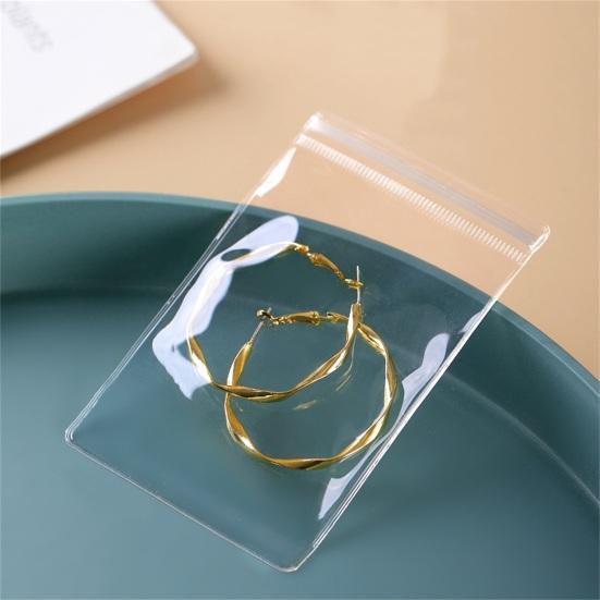 10Pcs Jewelry Storage Bag Self Seal Multi-purpose PVC Visible Antitarnish Jewelry Rings Earrings Packing Storage Pouch for Gift