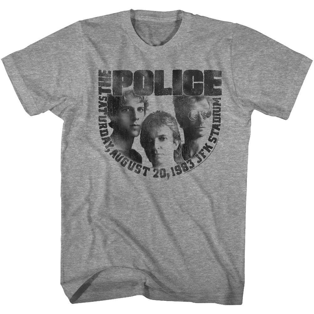 Sting The Police Concert Tour New York 1983 Men T Shirt JFK Stadium Band Merch XL