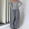 Y2K Black Diamond Sweatpants Women Harajuku Streetwear Baggy Joggers Fashion Wide Leg Pants Hip Hop Oversized Casual Trousers