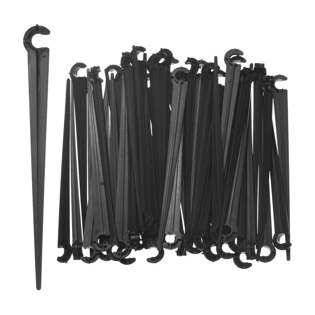 50pcs Drip Emitters Perfect for 4mm / 7mm Tube, Adjustable 360 Degree Water Flow Drip Irrigation System for Watering System