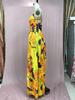 Spring Fashion Bohemian Strapless Maxi Dress with Four Way Stretch