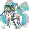 15cm Pink Butterfly Flower Spirit Hatsune Miku Pvc Figure Model