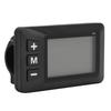 Electric Bike LCD Display Meter 24V 36V 48V E-Bike Control Panel Odometer for E-Scooter
