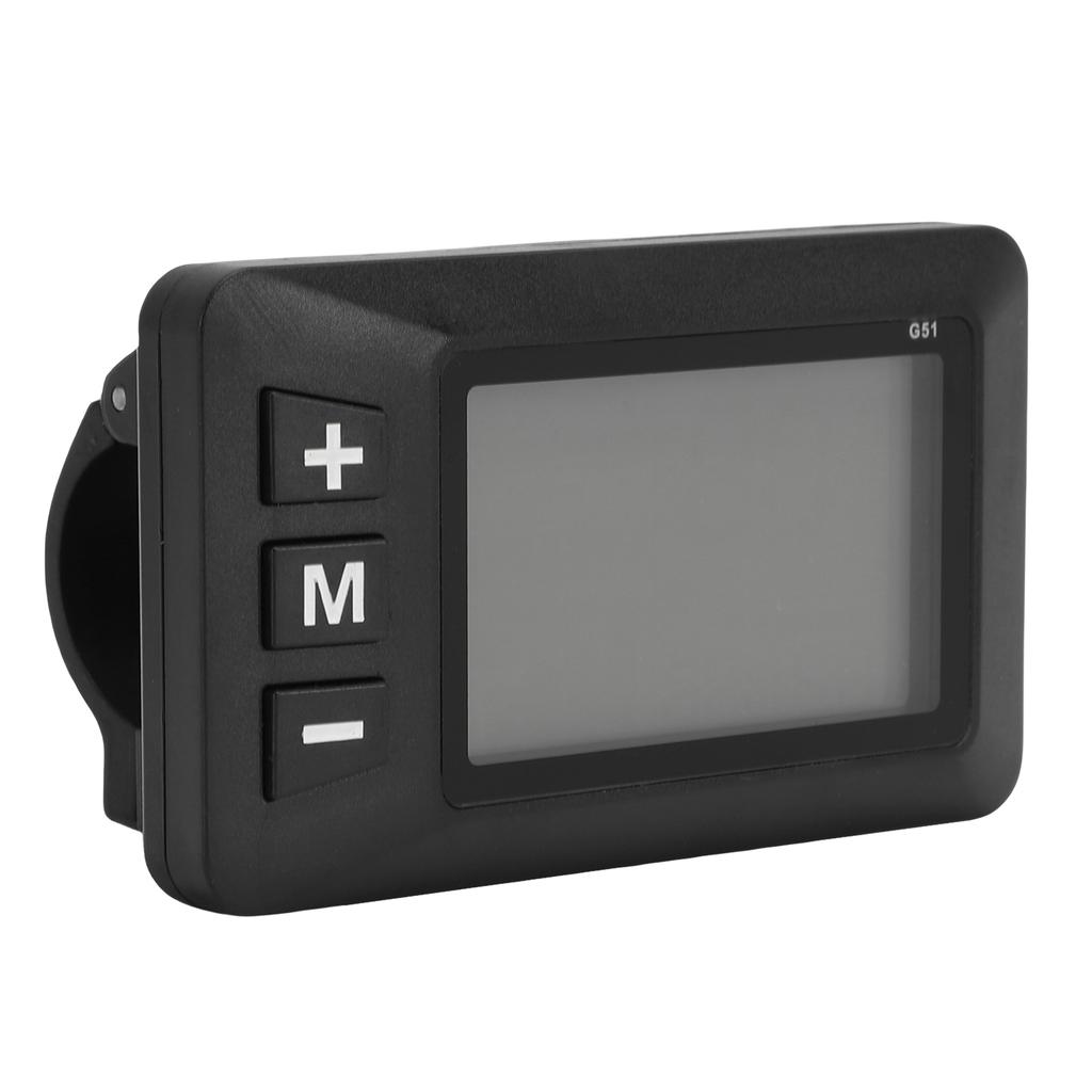 Electric Bike LCD Display Meter 24V 36V 48V E-Bike Control Panel Odometer for E-Scooter