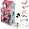 Mamabrum Dollhouse XXL The Largest 123cm Wooden with LEDs