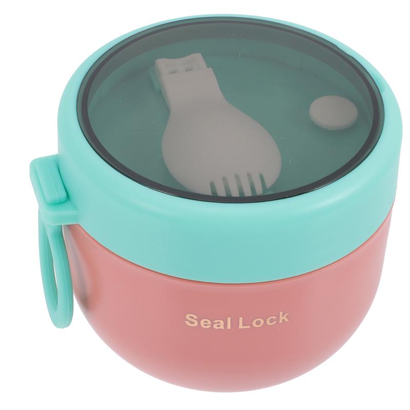 Thermal Oatmeal Cup 500Ml ulated Stainless Steel Lunch Container Leakproof Lid Travel Food Storage for Hot Meals Microwave