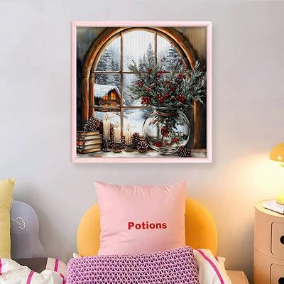 Full Embroidery Cotton Thread 11CT Counted Landscape Cross Stitch Kit