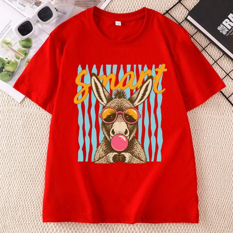 Feral Raccoon Graphic T Shirts Cotton Designer Girls Raccoon Tshirt Unisexs Cotton Short Sleeve Round Neck Printed Tshirts