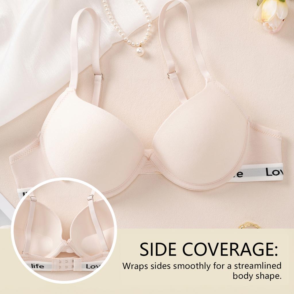 Zeriluna Seamless Push-Up Bra Multi-color soft, comfortable, lightweight, seamless, breathable, skin-friendly, and supportive underwear