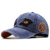 1PC Washed Cotton Baseball Caps For Women Men Eagle Eye Embroidery Snapback Hat Vintage Dad Hat Outdoor Sports Casquette