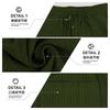 New spring and autumn green men's vertical pants hot-selling pit strip casual sports fashion wide-leg pants