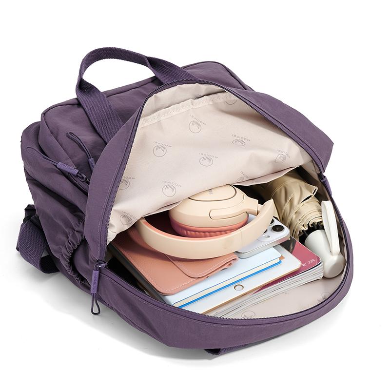 Women's Travel Backpack Lightweight Water-repellent Nylon Bag Large Capacity Backpack
