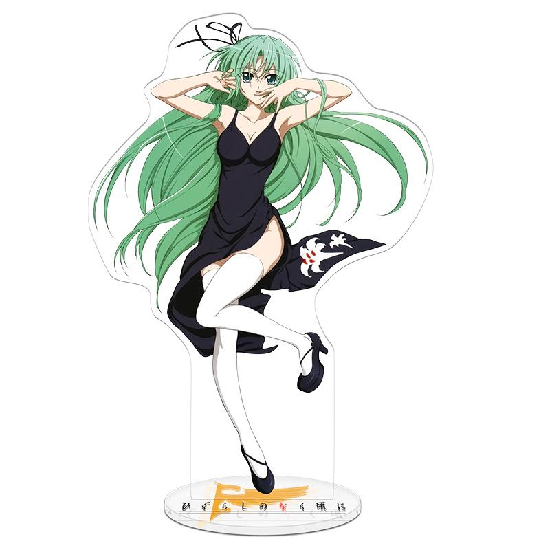 

HOT Anime Fans Gifts Higurashi When They Cry HD Characters Acrylic Stand Model Plate Desk Ornaments Collect Series 15cm 15 cm