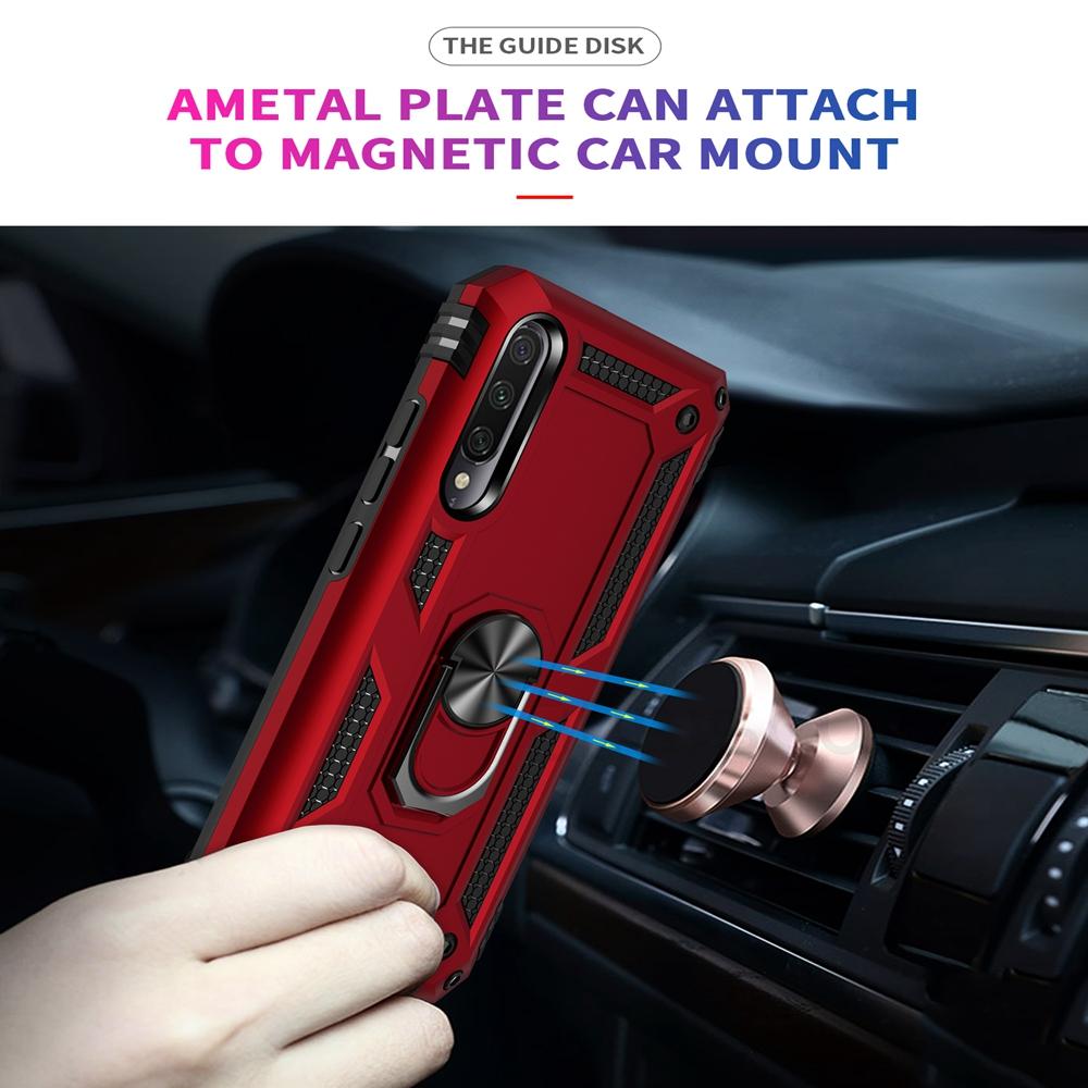 Luxury Armor Soft Shockproof Case For Xiaomi Mi A3 Silicone Bumper Hard Cover For Xiaomi Mi CC9e Metal Ring Cases