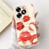 Pour Itel S23+ S23 Plus ItelS23 Coque Esthétique Dessin Animé Panda Lapin Peinture Florale Protection Appareil Photo Housse Souple S665LS681LN